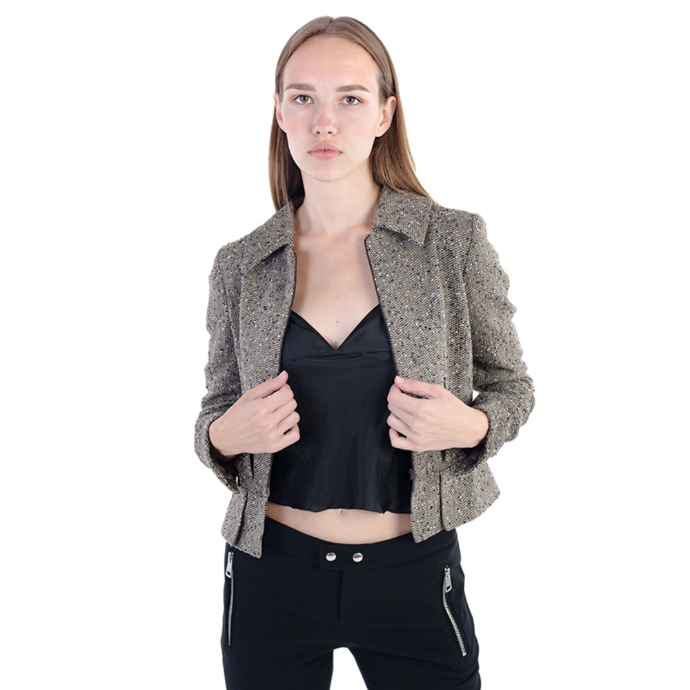 LUCA LUCA GRAY CLASSIC JACKET | WOMENS SIZE S